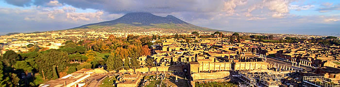 Italian family beach holiday Pompeii tours day trip Mount Vesuvius