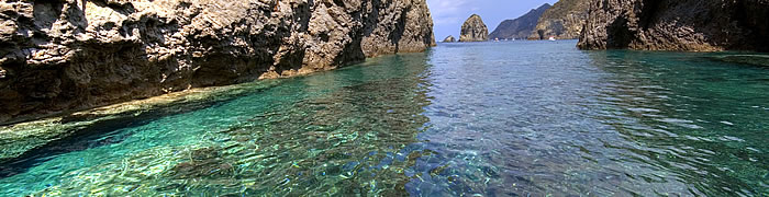 Pontine Islands beautiful summer day Italian holiday ferry tours