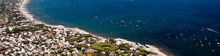 San Felice Circeo evening close Sabaudia summer beach private house